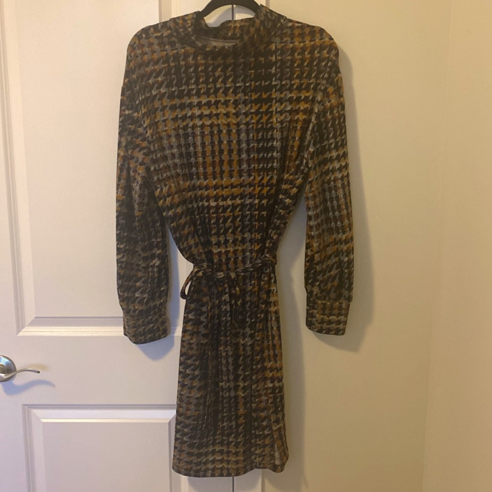 Soft sweater dress.